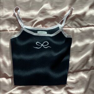 PacSun Black Sleeveless Fitted Camisole